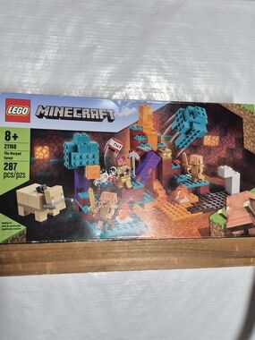 LEGO Minecraft The Warped Forest Building Set - Teal, Orange, Purple #6332813